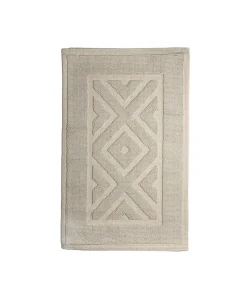 Mastro Raphael Neutrale Badematten|Baumwoll Teppich Rombi