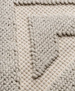 Mastro Raphael Neutrale Badematten|Baumwoll Teppich Rombi