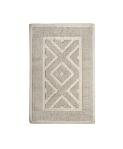 Mastro Raphael Neutrale Badematten|Baumwoll Teppich Rombi