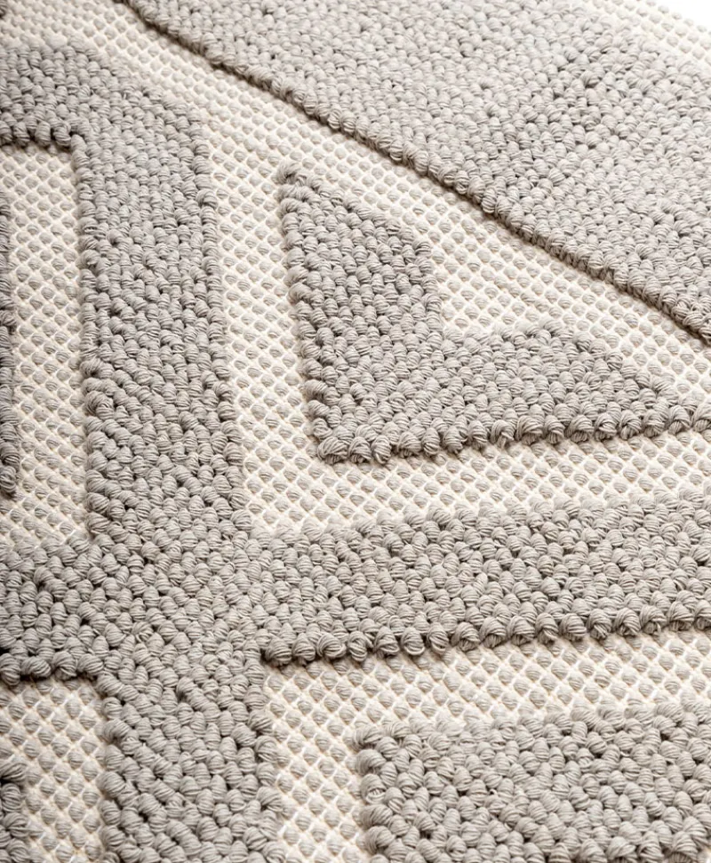 Mastro Raphael Neutrale Badematten|Baumwoll Teppich Rombi