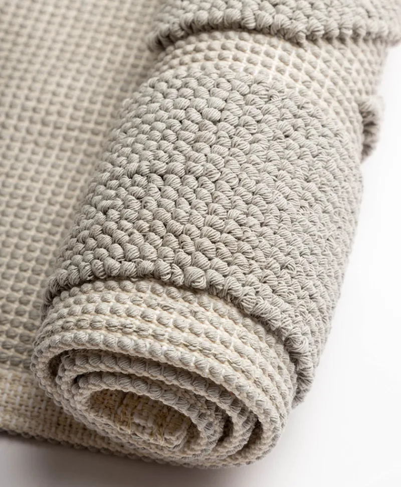 Mastro Raphael Neutrale Badematten|Baumwoll Teppich Rombi