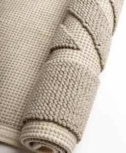 Mastro Raphael Neutrale Badematten|Baumwoll Teppich Rombi