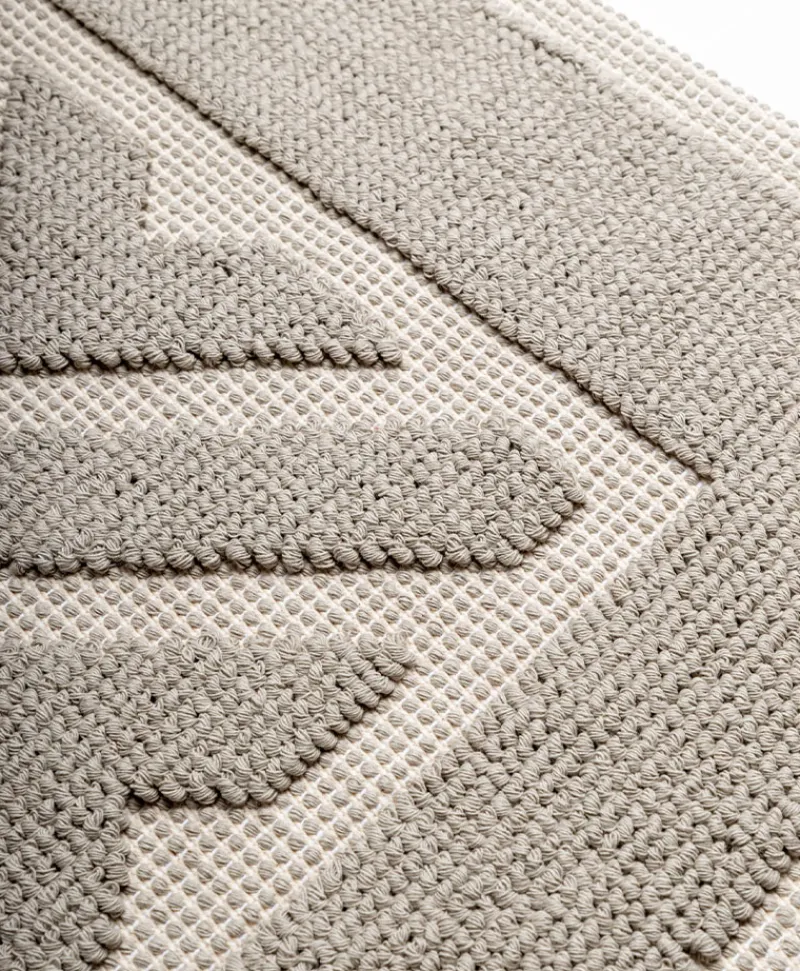 Mastro Raphael Neutrale Badematten|Baumwoll Teppich Rombi