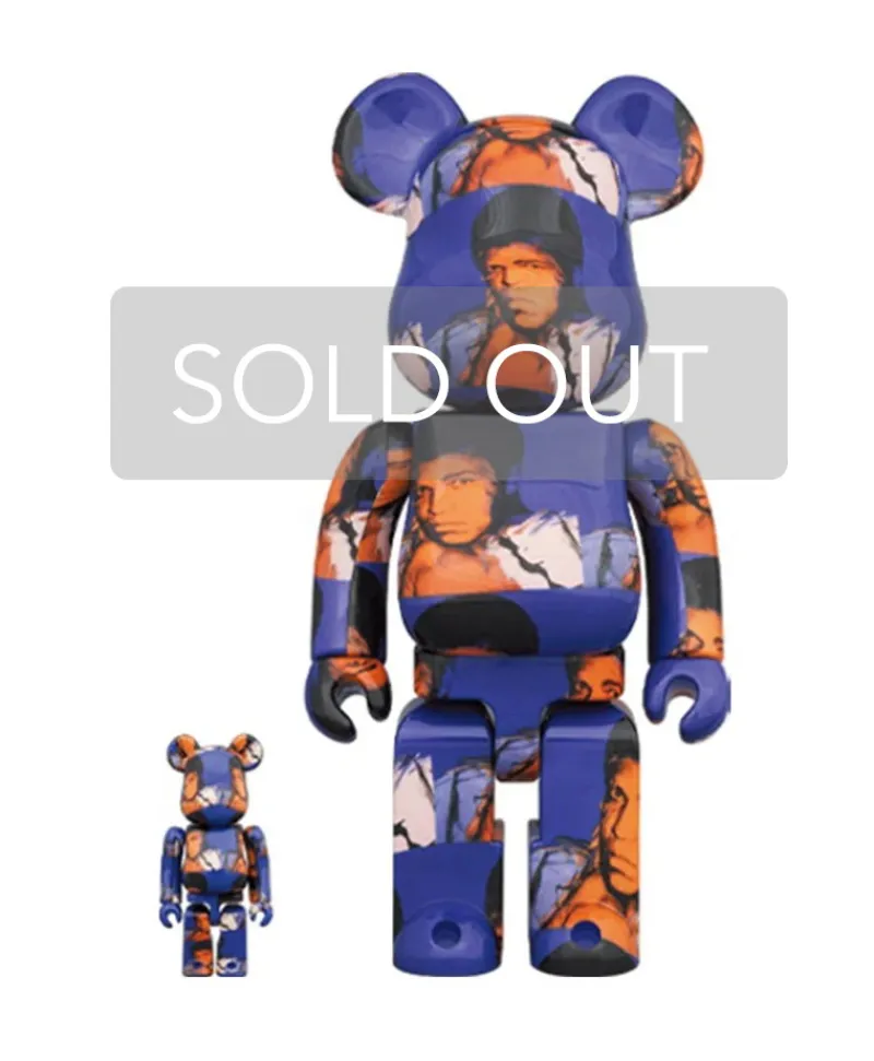 Medicom Toy Kunst Und Skulpturen|Bearbrick Andy Warhol "Muhammad Ali"