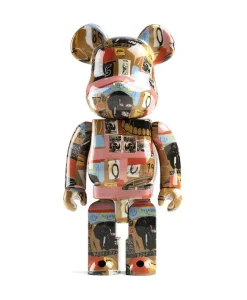 Medicom Toy Kunst Und Skulpturen|Bearbrick A.Warhol x Jean-Michel Basquiat #2