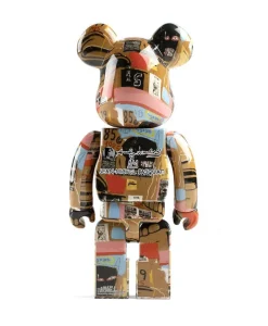 Medicom Toy Kunst Und Skulpturen|Bearbrick A.Warhol x Jean-Michel Basquiat #2
