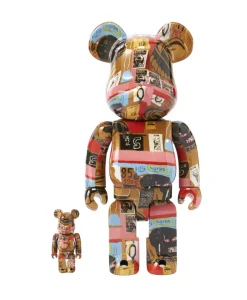 Medicom Toy Kunst Und Skulpturen|Bearbrick A.Warhol x Jean-Michel Basquiat #2