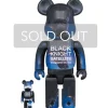 Medicom Toy Kunst Und Skulpturen|Bearbrick Black Knight Satellite