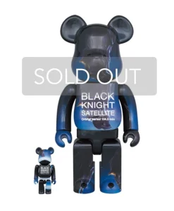 Medicom Toy Kunst Und Skulpturen|Bearbrick Black Knight Satellite