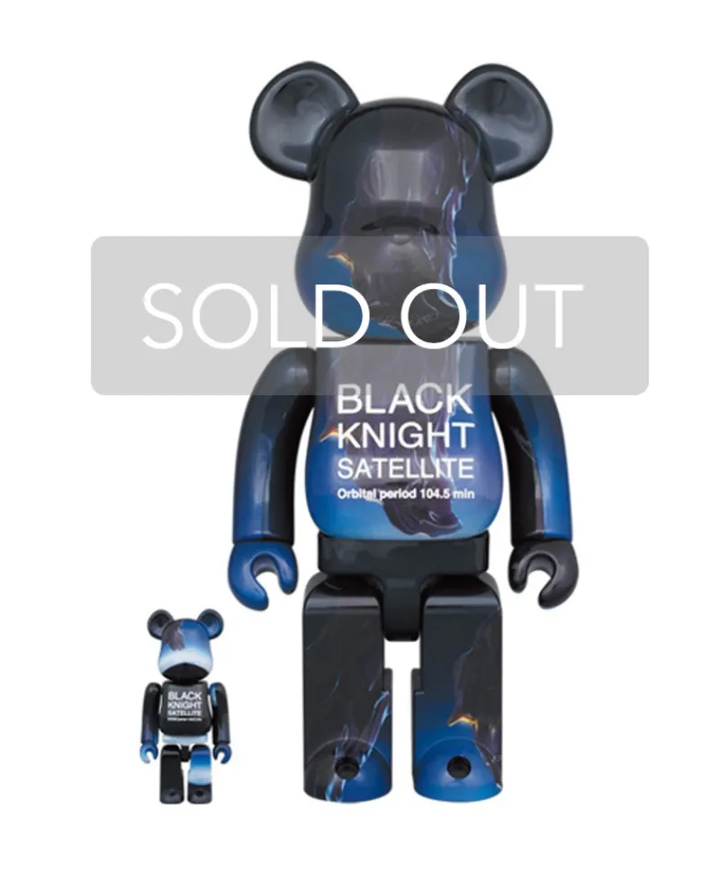 Medicom Toy Kunst Und Skulpturen|Bearbrick Black Knight Satellite