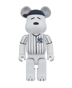 Medicom Toy Kunst Und Skulpturen|Bearbrick MLB x Peanuts - Snoopy (New York Yankees)