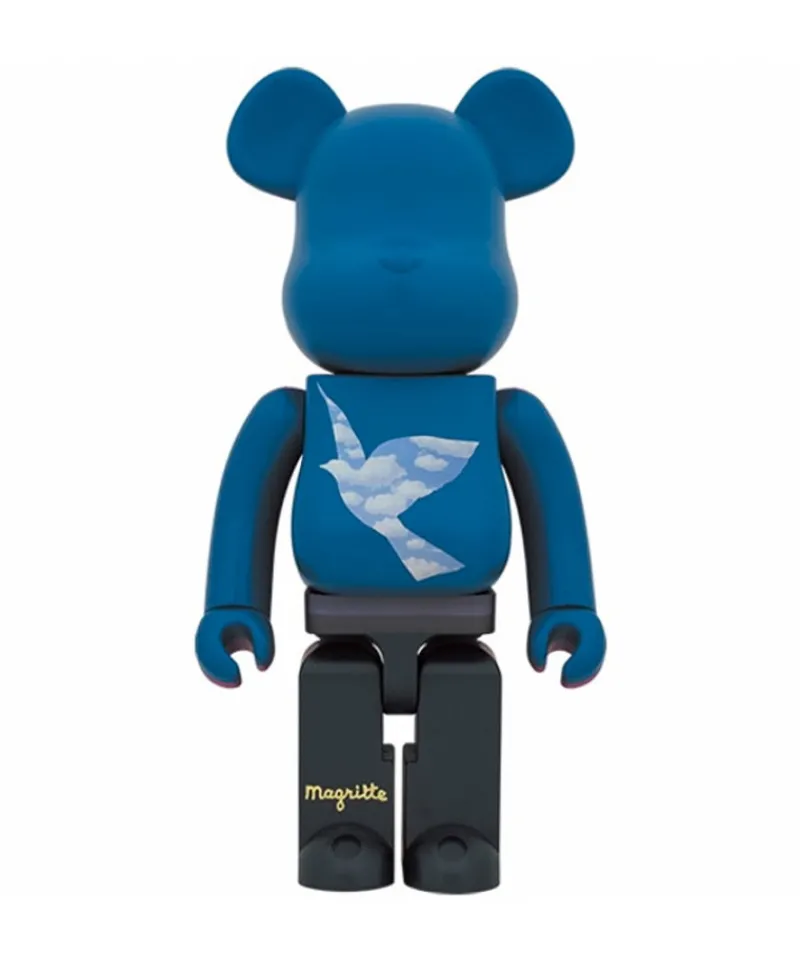 Medicom Toy Kunst Und Skulpturen|Bearbrick René Magritte - L'oiseau de Ciel / La belle Société