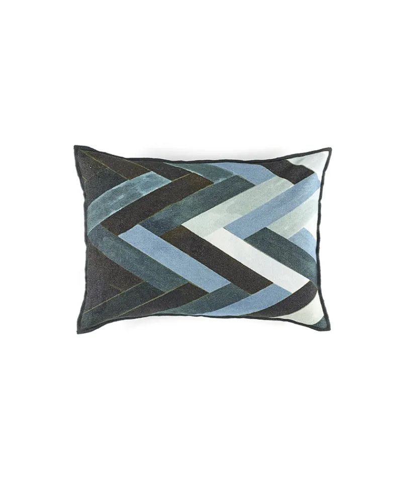 u00c9litis Kissen|Bedrucktes Chenille-Kissen Woody