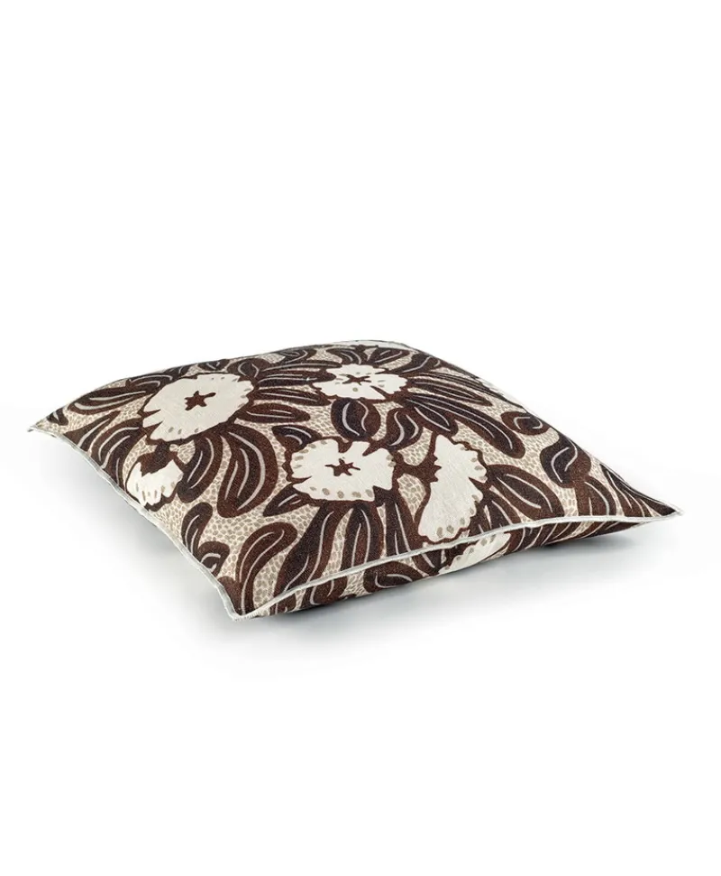 u00c9litis Kissen|Bedrucktes Leinenkissen Motu