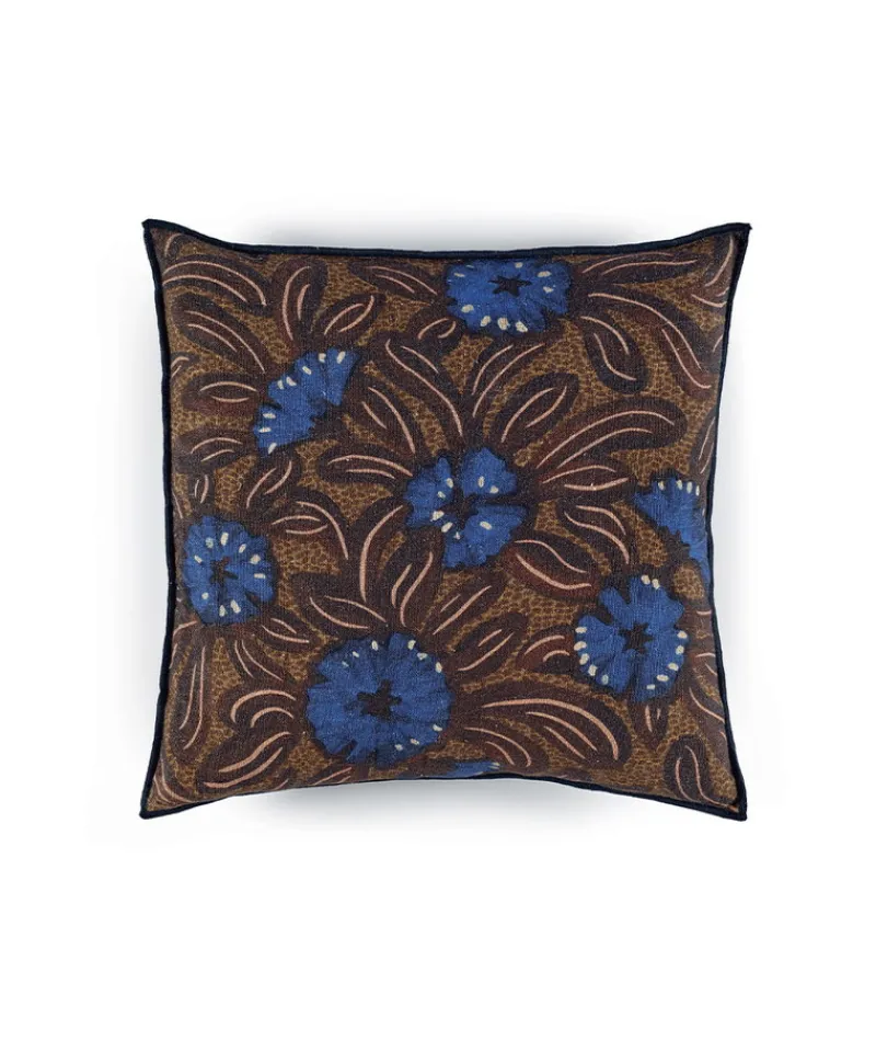 u00c9litis Kissen|Bedrucktes Leinenkissen Motu