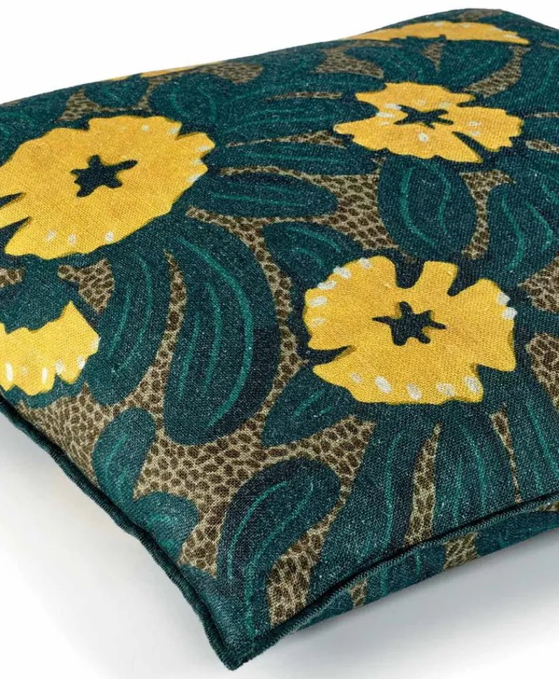 u00c9litis Kissen|Bedrucktes Leinenkissen Motu