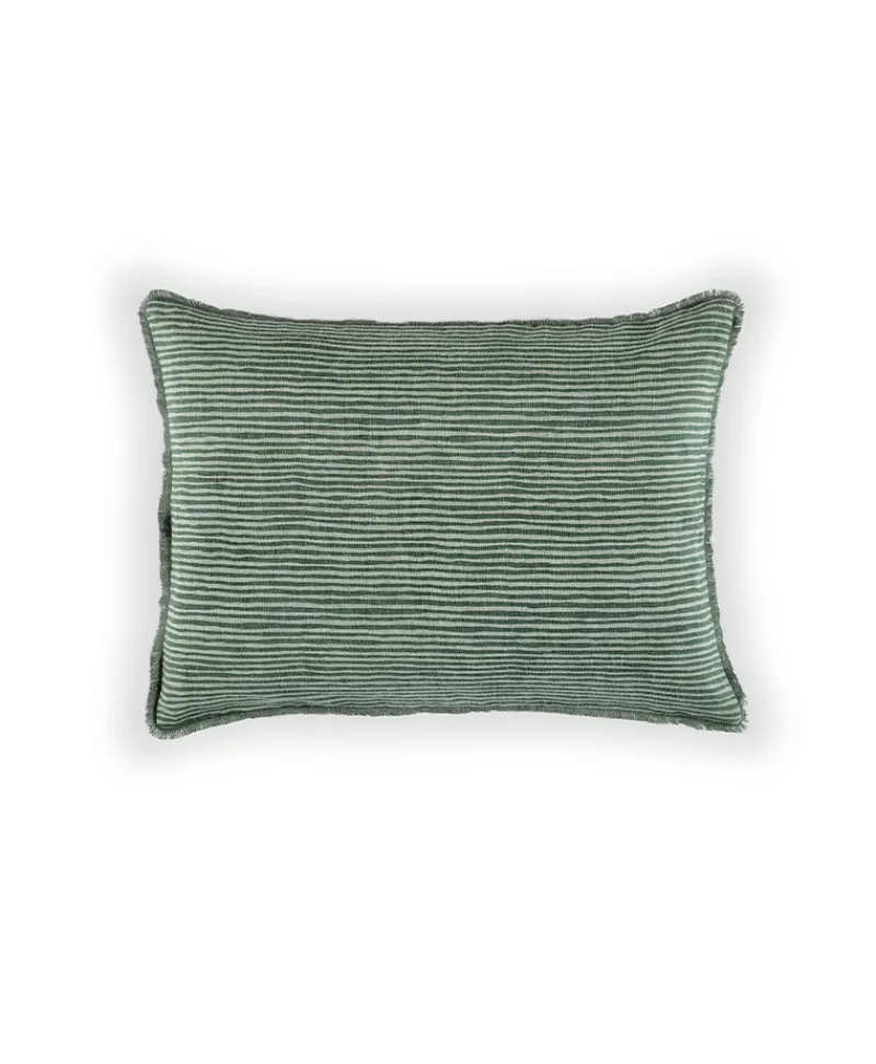 u00c9litis Kissen|Bedrucktes Leinenkissen Siloe