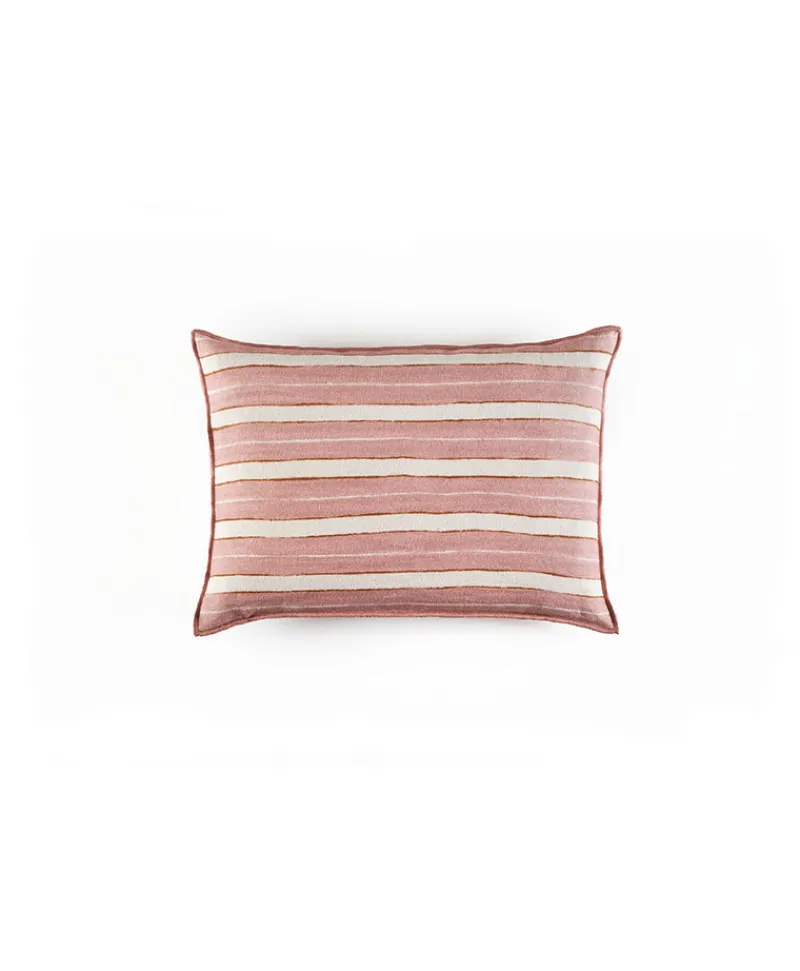 u00c9litis Kissen|Bedrucktes Leinenkissen Secret Stripe