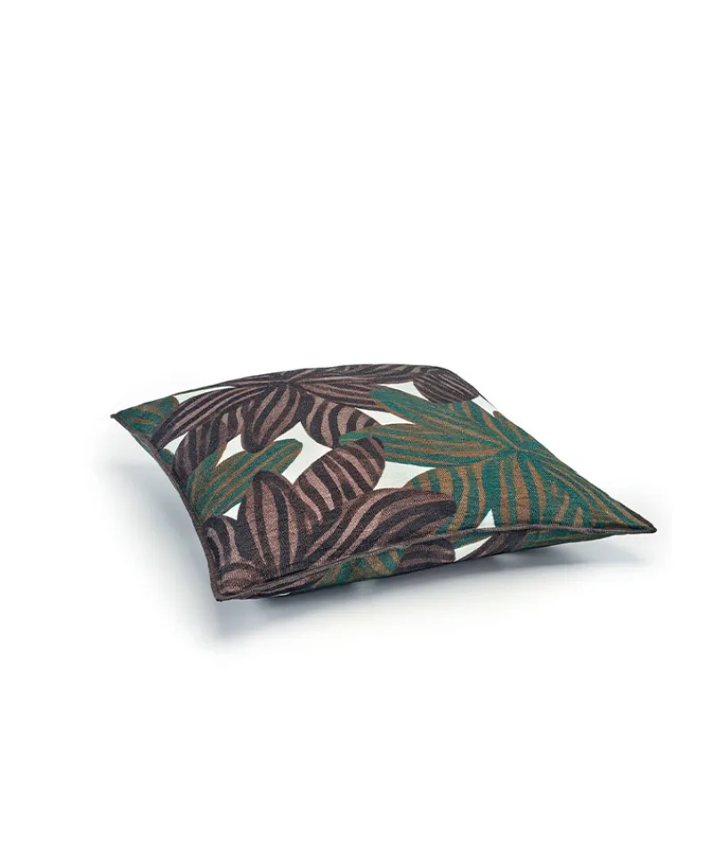 u00c9litis Kissen|Bedrucktes Leinenkissen Tropical