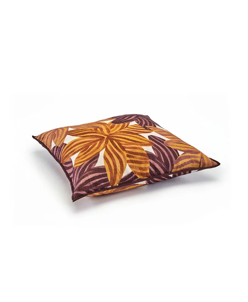 u00c9litis Kissen|Bedrucktes Leinenkissen Tropical