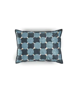 u00c9litis Kissen|Bedrucktes Samtkissen Borsalino