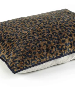 u00c9litis Kissen|Bedrucktes Samtkissen Fauve