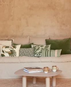 u00c9litis Kissen|Bedrucktes Seidenkissen Azteca