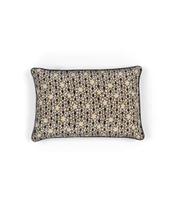 u00c9litis Kissen|Bedrucktes Seidenkissen Azteca