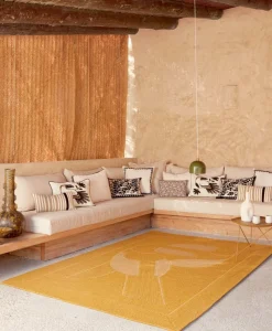 u00c9litis Kissen|Bedrucktes Seidenkissen Azteca