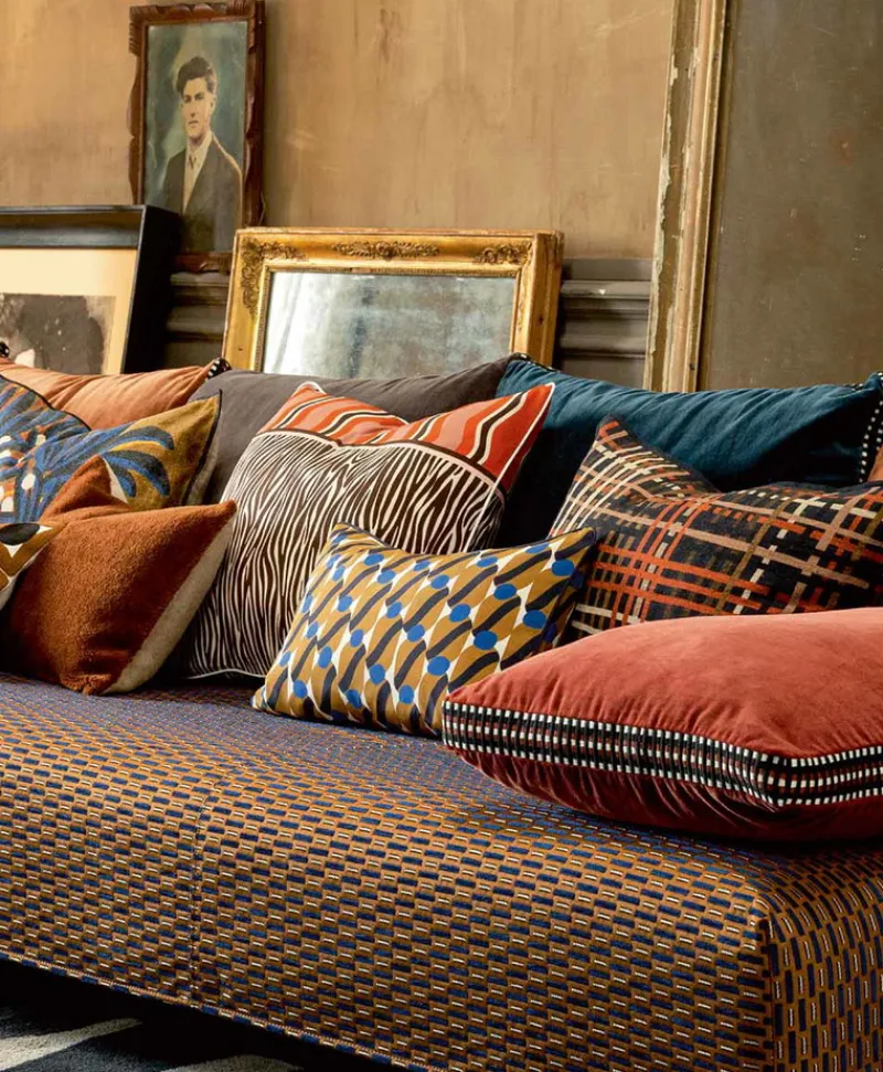 u00c9litis Kissen|Bedrucktes Seidenkissen Avalon