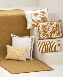 u00c9litis Kissen|Bedrucktes Seidenkissen Azteca