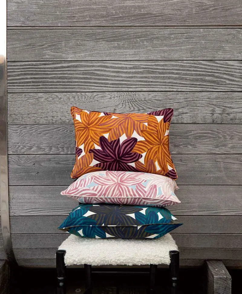 u00c9litis Kissen|Bedrucktes Seidenkissen Bee Flower