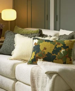 u00c9litis Kissen|Bedrucktes Wollkissen Jane