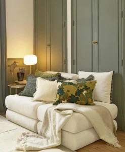 u00c9litis Kissen|Bedrucktes Wollkissen Jane