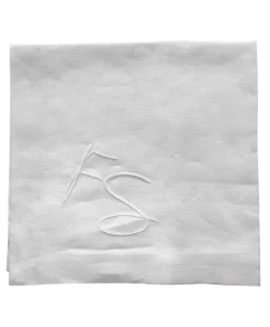 indradanush Tischwäsche|Servietten|Bestickte Leinenserviette personalisiert