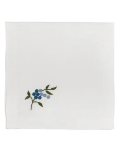 indradanush Tischwäsche|Servietten|Bestickte Leinenservietten Dolce Vita