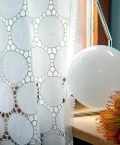 u00c9litis Vorhänge|Bestickter Vorhang Bianca