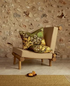 u00c9litis Kissen|Besticktes Baumwollkissen Galla