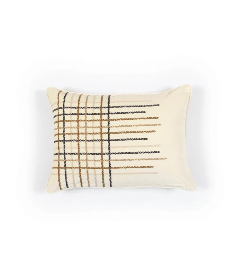 u00c9litis Kissen|Besticktes Baumwollkissen Henry