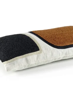 u00c9litis Kissen|Besticktes Leinenkissen Brocéliande