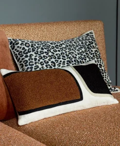 u00c9litis Kissen|Besticktes Leinenkissen Brocéliande