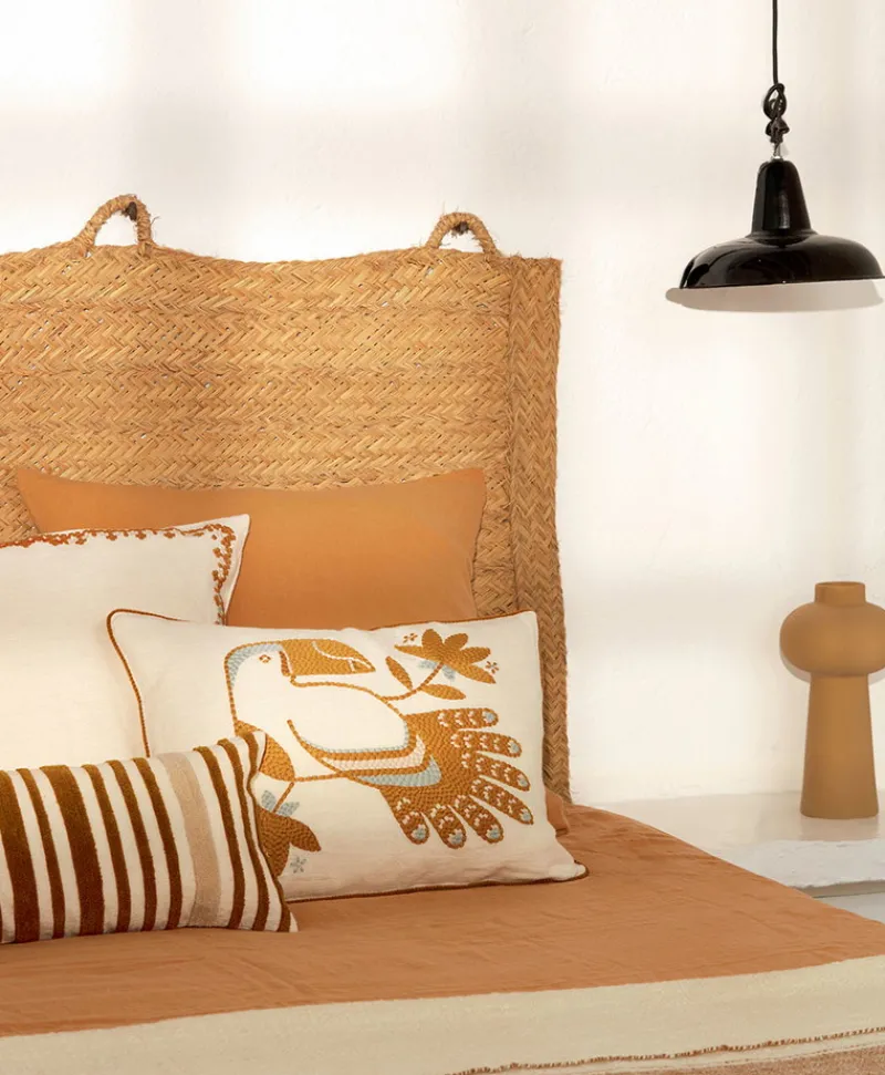 u00c9litis Kissen|Besticktes Leinenkissen Cristobal