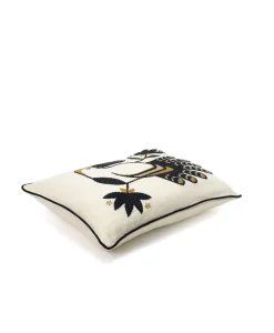 u00c9litis Kissen|Besticktes Leinenkissen Cristobal