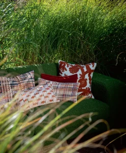 u00c9litis Kissen|Besticktes Leinenkissen Paradis