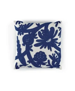 u00c9litis Kissen|Besticktes Leinenkissen Paradis