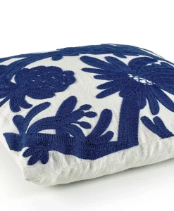 u00c9litis Kissen|Besticktes Leinenkissen Paradis