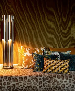 u00c9litis Kissen|Besticktes Leinenkissen Paradis