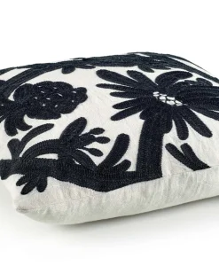 u00c9litis Kissen|Besticktes Leinenkissen Paradis