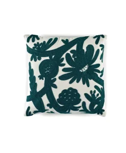 u00c9litis Kissen|Besticktes Leinenkissen Paradis