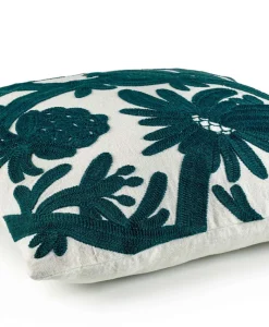 u00c9litis Kissen|Besticktes Leinenkissen Paradis